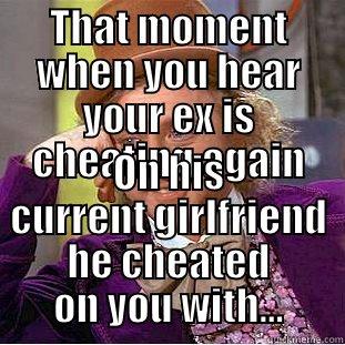 THAT MOMENT WHEN YOU HEAR YOUR EX IS CHEATING AGAIN ON HIS CURRENT GIRLFRIEND HE CHEATED ON YOU WITH... Creepy Wonka