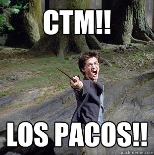 CTM!! los pacos!!  Pissed off Harry