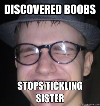 DISCOVERED BOOBS STOPS TICKLING SISTER - DISCOVERED BOOBS STOPS TICKLING SISTER  Facebook Beginner