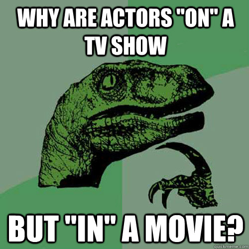 Why are actors 