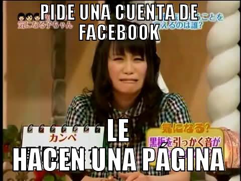 PIDE UNA CUENTA DE FACEBOOK LE HACEN UNA PÁGINA Misc