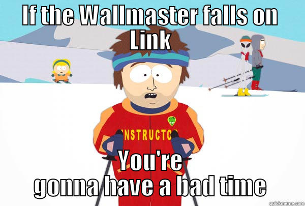 IF THE WALLMASTER FALLS ON LINK YOU'RE GONNA HAVE A BAD TIME Super Cool Ski Instructor