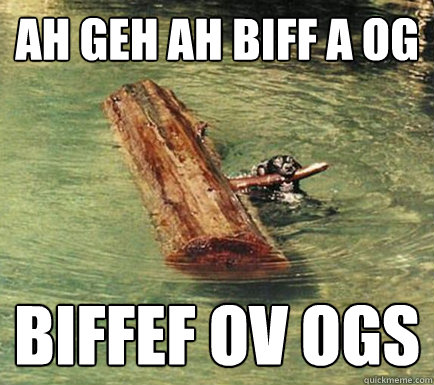 Ah geh ah biff a og biffef ov ogs  