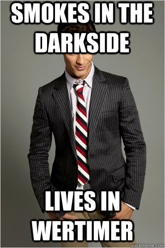 smokes in the darkside lives in wertimer  Hamilton Hypocrite