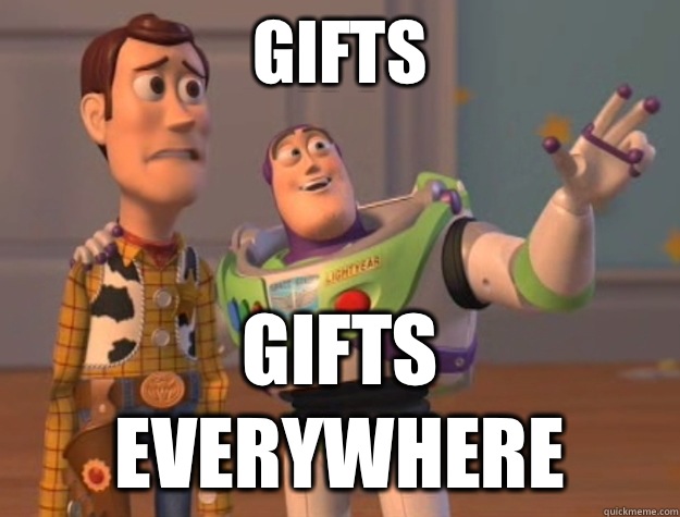 Gifts Gifts everywhere - Gifts Gifts everywhere  Buzz Lightyear