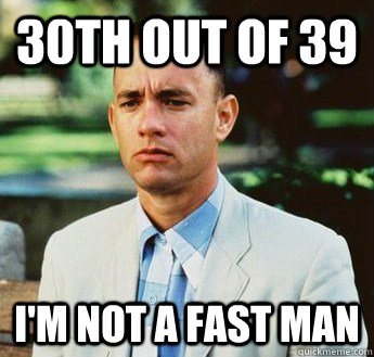 30th out of 39 i'm not a fast man  forrest gump jenny