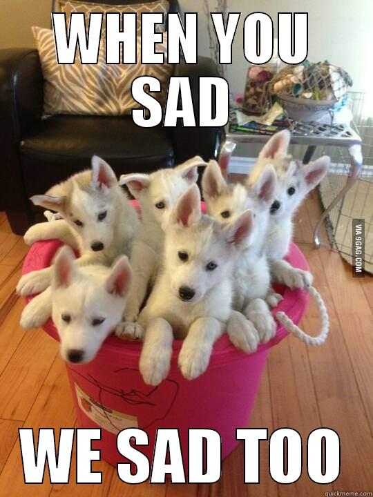 WHEN YOU SAD WE SAD TOO Misc