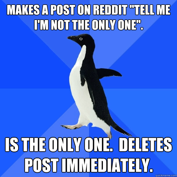 Makes a post on reddit 