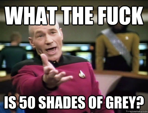what the fuck is 50 shades of grey?  Annoyed Picard HD