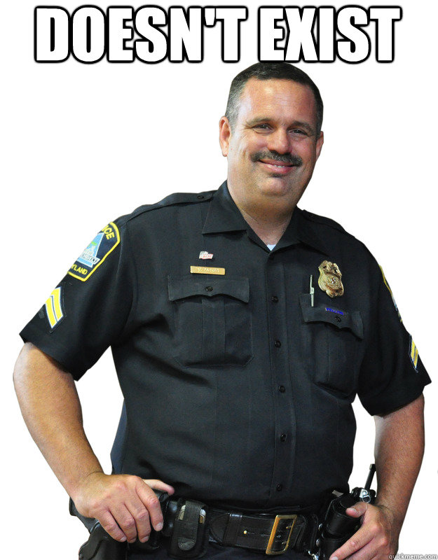 doesn't exist   Good Guy Cop