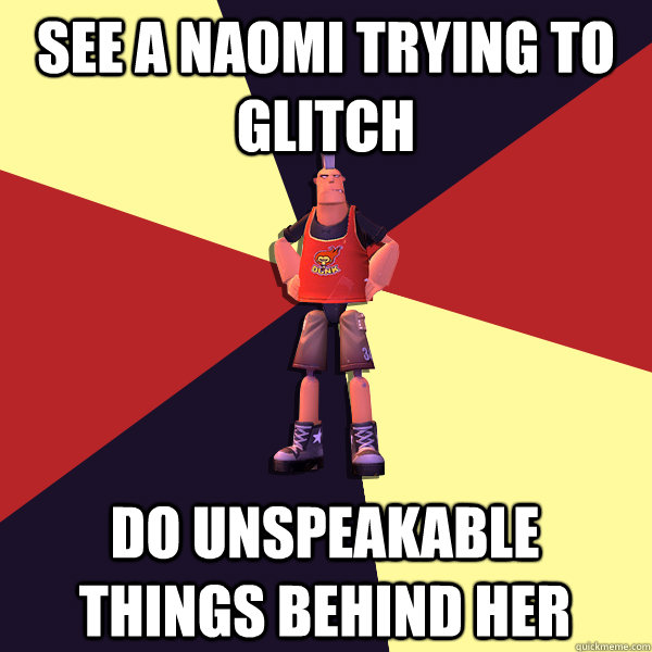 SEE A NAOMI TRYING TO GLITCH DO UNSPEAKABLE THINGS BEHIND HER  MicroVolts