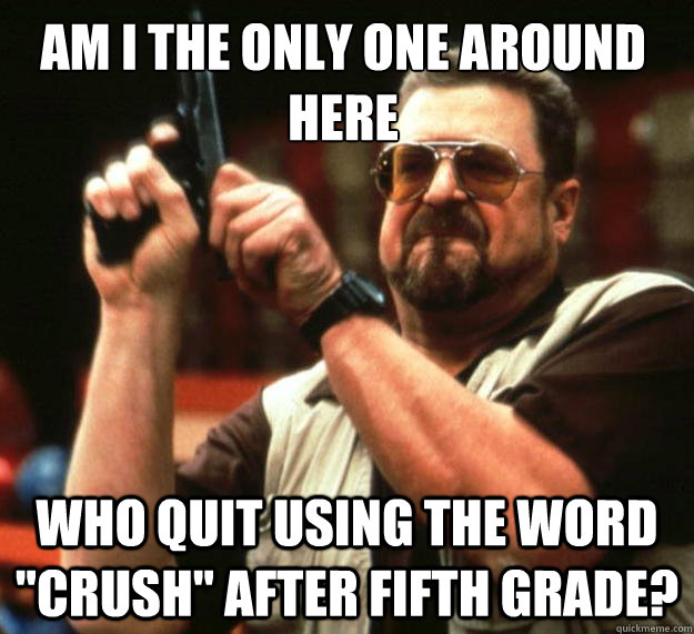 Am I the only one around here Who quit using the word 