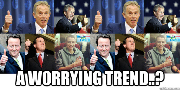  a worrying trend..?  Thumbs up