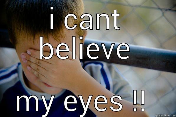 I CANT BELIEVE MY EYES !!  Confession kid