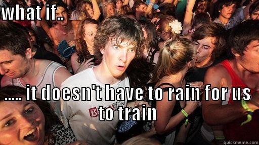 WHAT IF..                                                                                                                                                                                                                                                        Sudden Clarity Clarence