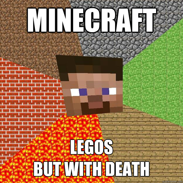 Minecraft Legos
but with DEATH  Minecraft