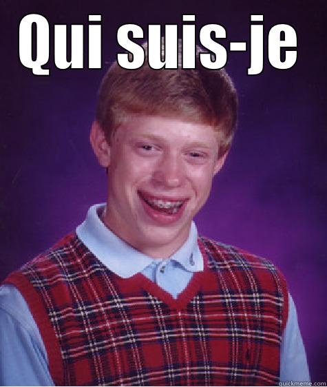 QUI SUIS-JE  Bad Luck Brian