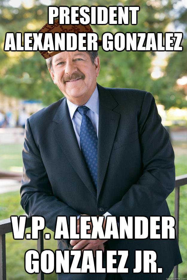 President Alexander Gonzalez v.p. alexander gonzalez jr.  