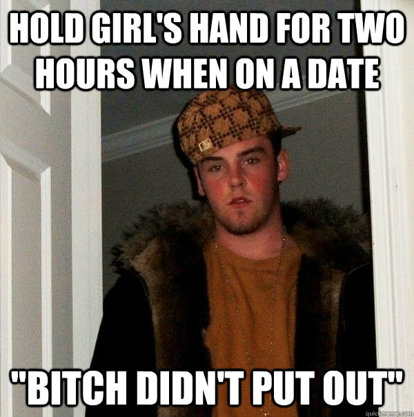 Hold girl's hand for two hours when on a date 