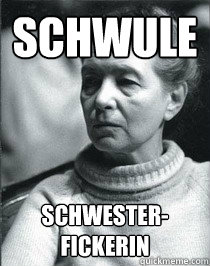Schwule Schwester-fickerin  Simone de Beauvoir
