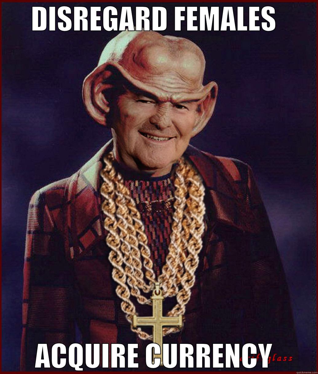 Ferengi, Females, Currency - DISREGARD FEMALES  ACQUIRE CURRENCY  Misc