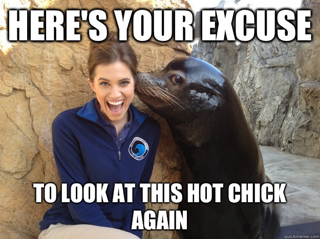 Here's your excuse To look at this hot chick again  Crazy Secret