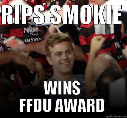 RIPS SMOKIE  WINS FFDU AWARD Misc