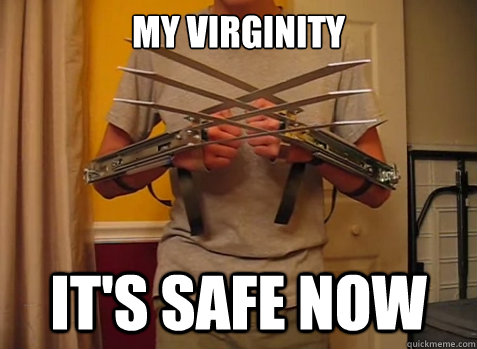 My virginity It's safe now  virginity