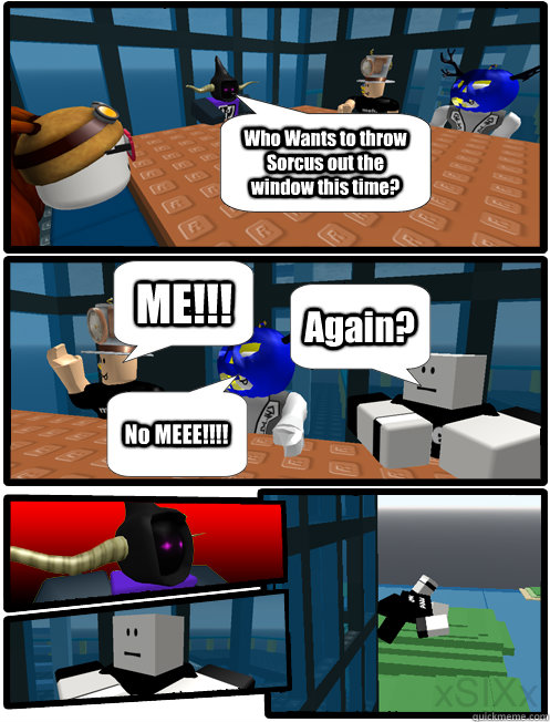 You came into the room man from the window - Roblox