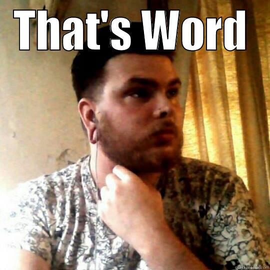 THAT'S WORD  Misc