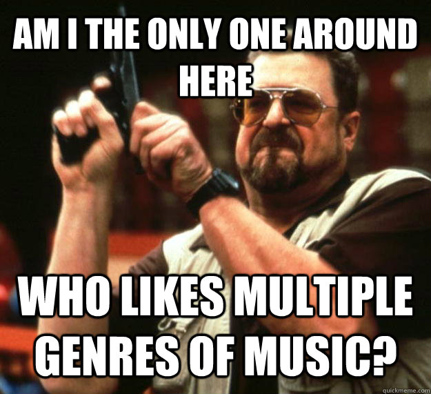 AM I THE ONLY ONE AROUND HERE who likes multiple genres of music?  Angry Walter