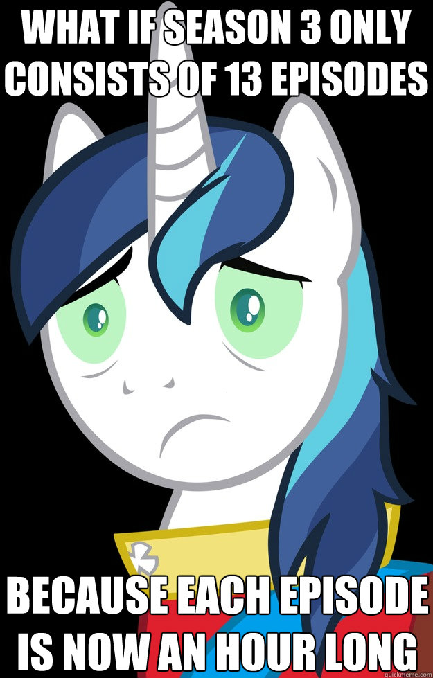 what if season 3 only consists of 13 episodes because each episode is now an hour long  