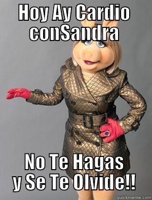 Miss Piggy Thinks - HOY AY CARDIO CONSANDRA NO TE HAGAS Y SE TE OLVIDE!! Misc