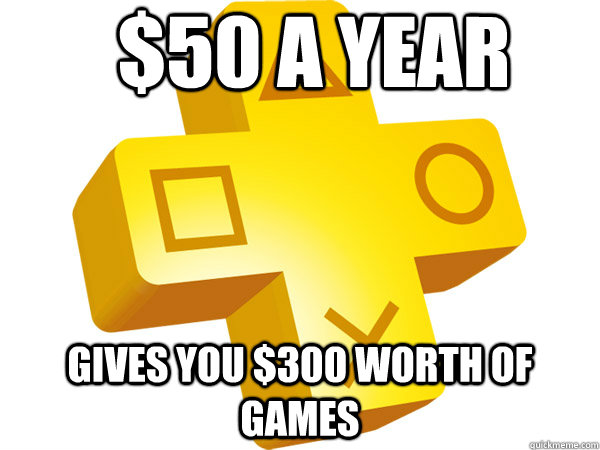 $50 a year gives you $300 worth of games - $50 a year gives you $300 worth of games  Misc