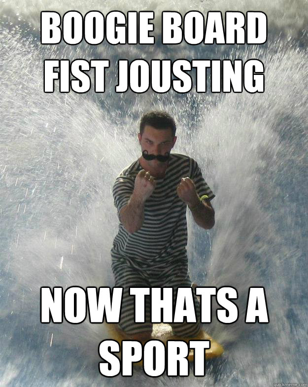 boogie board fist jousting now thats a sport - boogie board fist jousting now thats a sport  old timey waterpark