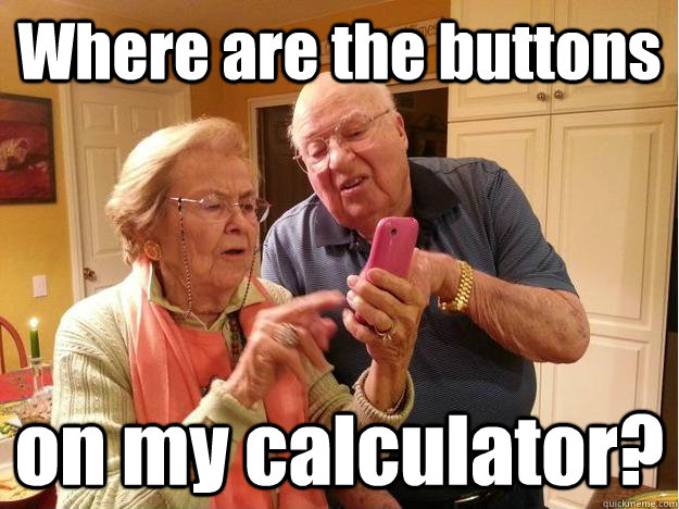 Where are the buttons on my calculator?  