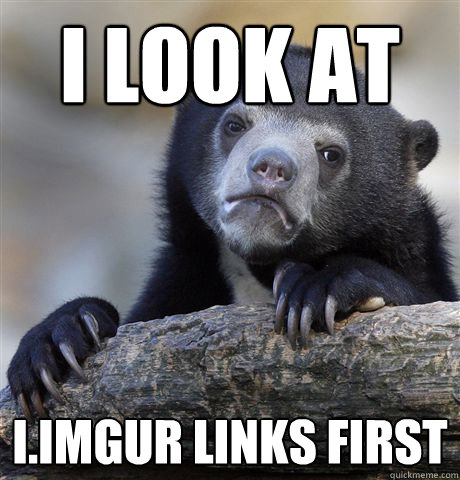i look at i.imgur links first  Confession Bear