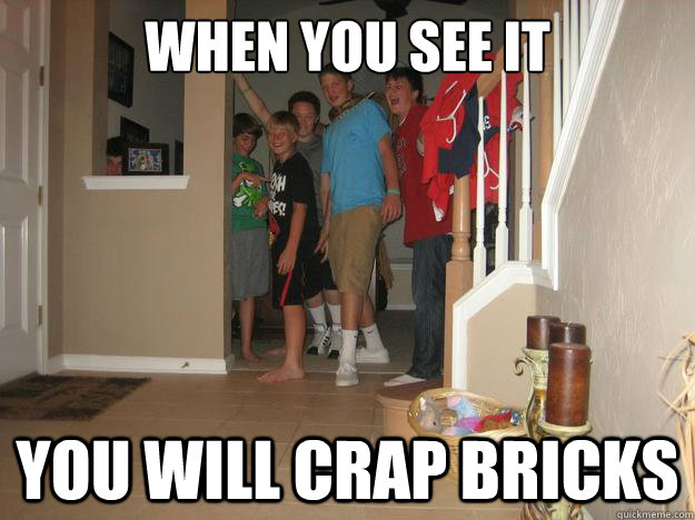 When You See It You Will Crap Bricks  