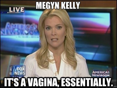 Megyn Kelly It's a VAGINA, Essentially. - Megyn Kelly It's a VAGINA, Essentially.  Megyn Kelly