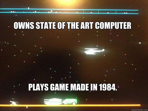 Owns State of the Art Computer Plays game made in 1984. - Owns State of the Art Computer Plays game made in 1984.  Rescue Raiders