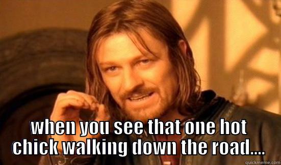 WHEN YOU SEE THAT ONE HOT CHICK WALKING DOWN THE ROAD.... Boromir
