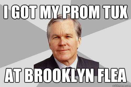 I Got My Prom Tux At Brooklyn Flea  