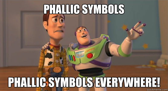 phallic symbols phallic symbols everywhere! - phallic symbols phallic symbols everywhere!  Toy Story Everywhere