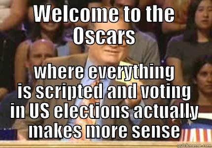 Oscars - Drew Carey - WELCOME TO THE OSCARS WHERE EVERYTHING IS SCRIPTED AND VOTING IN US ELECTIONS ACTUALLY MAKES MORE SENSE Drew carey