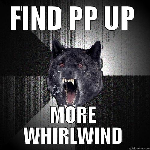 FIND PP UP MORE WHIRLWIND Insanity Wolf