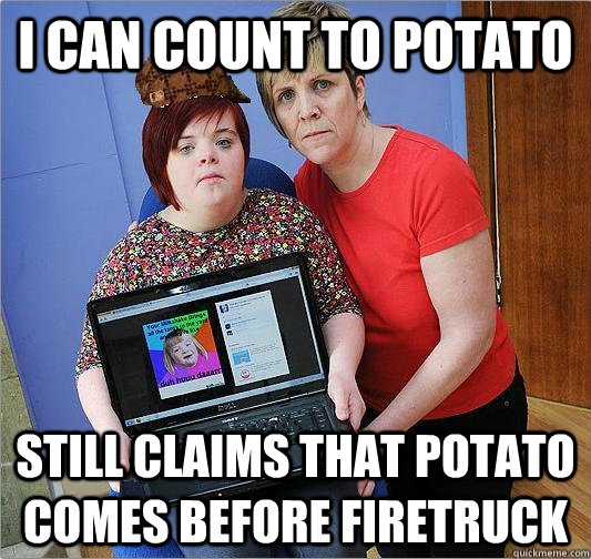 I can count to potato Still claims that potato comes before firetruck  