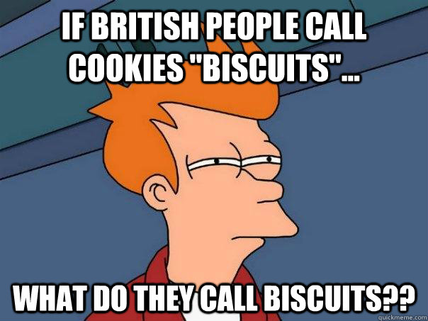 IF BRITISH PEOPLE CALL COOKIES 