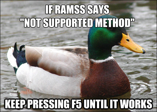 If RAMSS says 
