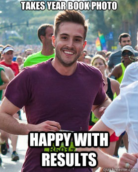 Takes Year Book Photo Happy With Results   Ridiculously photogenic guy