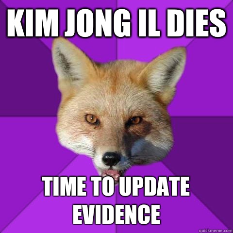 Kim Jong Il dies Time to update evidence - Kim Jong Il dies Time to update evidence  Forensics Fox